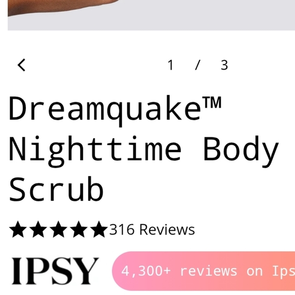 3/$30 Dew of the Gods Dreamquake Lavender Chamomile Body Scrub - Picture 4 of 7